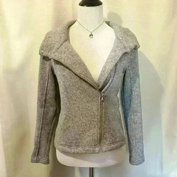 Old Navy Woman’s Moto Sweater Active Wear Jacket - Picture 5 of 9